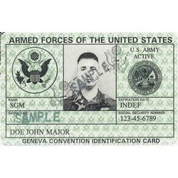 Translation of Military Card - FIRST STEP TRANSLATIONS CORPORATION